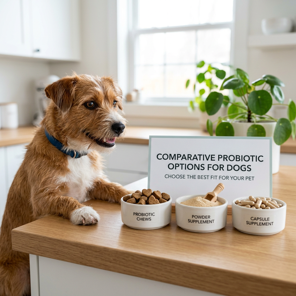 Chews vs Powder vs Capsules — Which Dog Probiotic Is Best?
