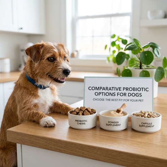 Chews vs Powder vs Capsules — Which Dog Probiotic Is Best?