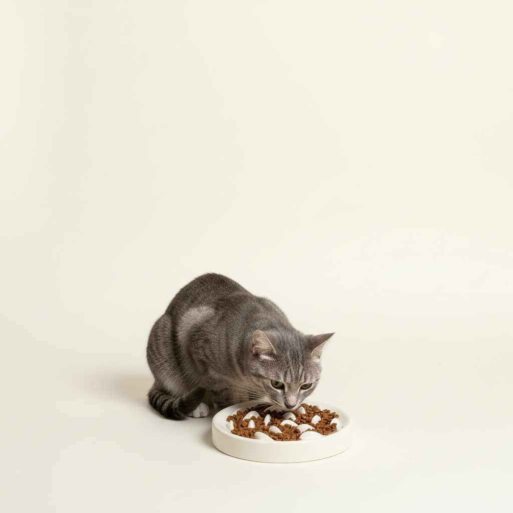 Cat Slow Feeder Bowl