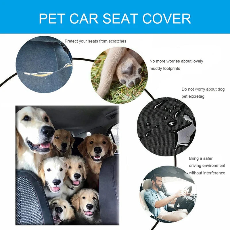Pawvera SecureSeat™ Hard-Bottom Dog Car Cover
