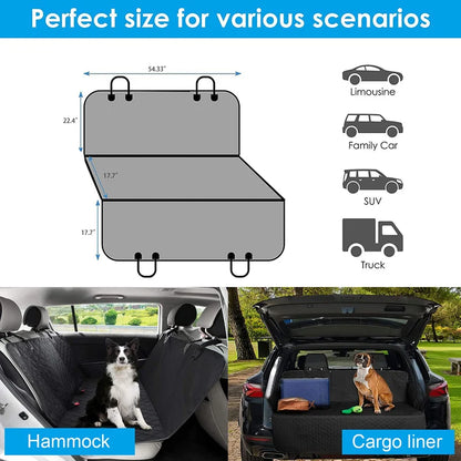 Pawvera SecureSeat™ Hard-Bottom Dog Car Cover